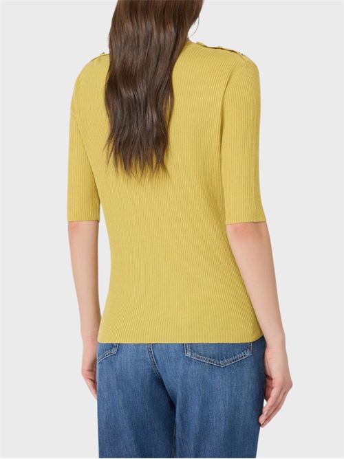 Ribbed pure wool knit with jewel buttons S' MAX MARA | 2629366081600009